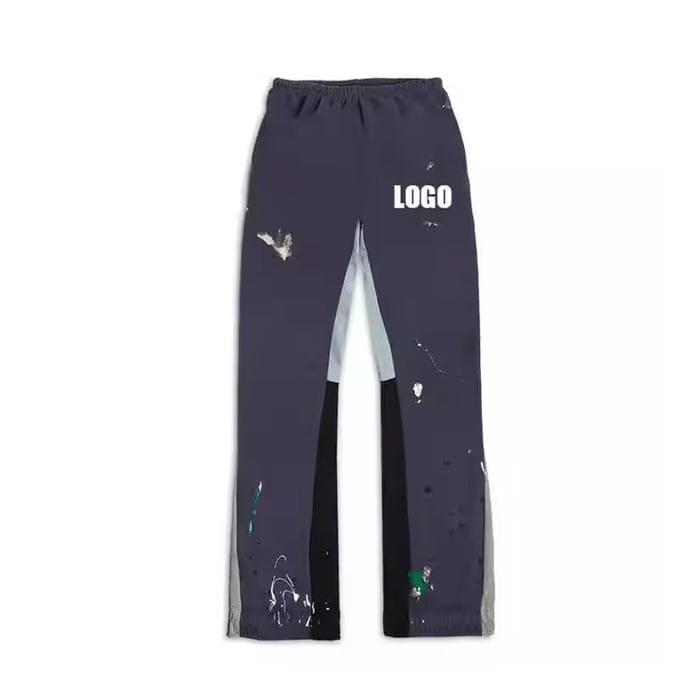 Custom Splatter Flared Pants – Vintage Streetwear Style